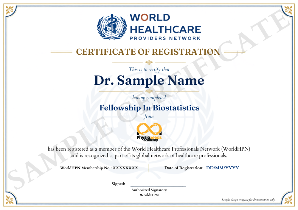 Certificate in Biostatistics certificate 2