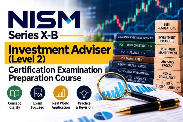 NISM Series-X-B Investment Adviser (Level 2) Exam Preparatory course cover