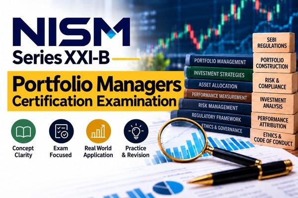 NISM-Series-XXI-B Portfolio Managers Certification Examination cover