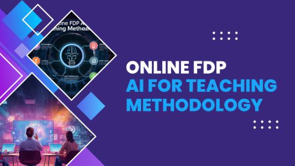Online FDP: AI for Teaching Methodology cover