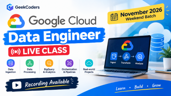 GCP Data Engineer Live Classes cover