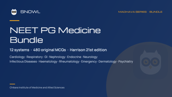NEET PG Medicine Bundle: 12 Systems, 480 MCQs cover