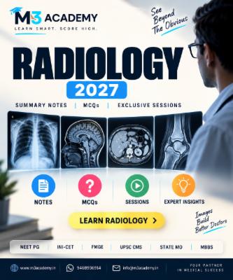 Radiology 2027 – Summary Notes, MCQs & Exclusive Sessions cover