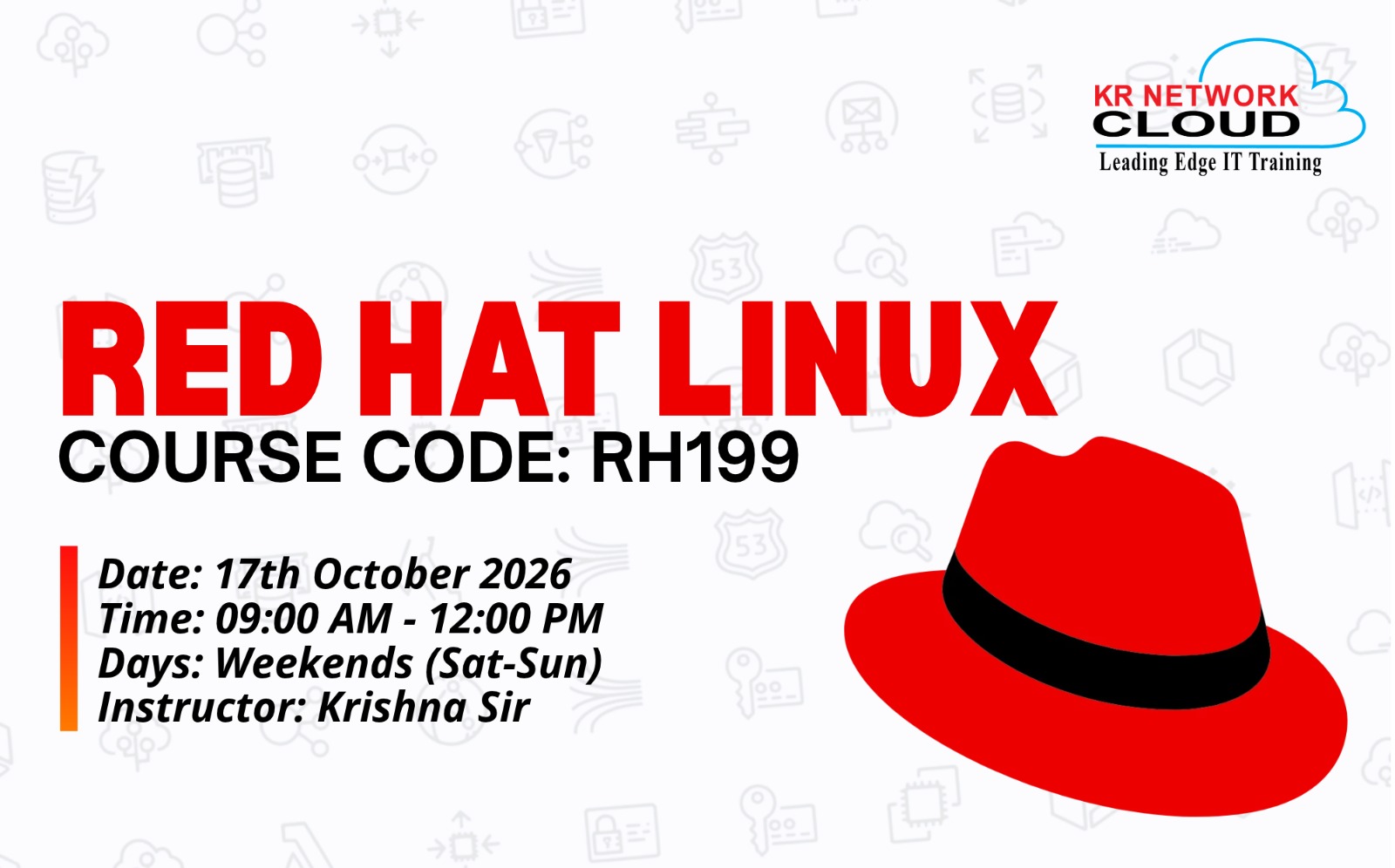 LINUX-RHCSA-Training-weekends-09:00AM-to-12:00AM-17th-OCT-2026 cover