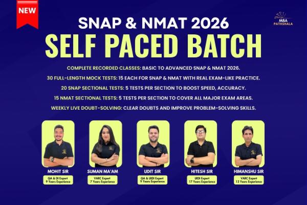 Self Paced Batch for SNAP & NMAT 2026 cover