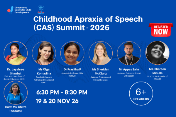 Childhood Apraxia of Speech (CAS) summit - 2026 (ONLINE) cover