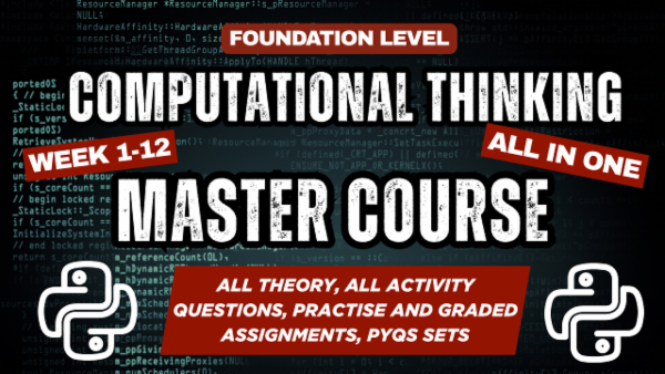 Computational Thinking | Full Course | Week 1-12 cover