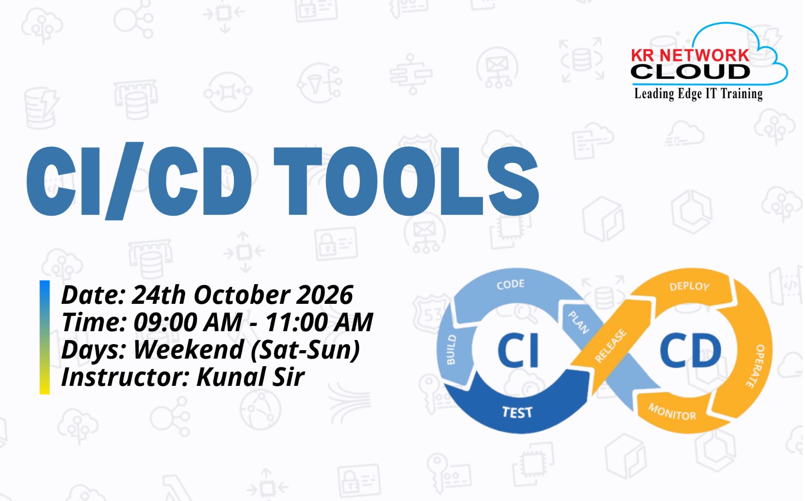 DEVOPS (CI-CD TOOLS)-Training-24Th-OCT-2026-09:00AM to 11:00AM cover