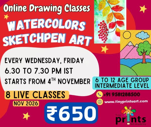 6 to 12 Age Group Wednesday - Friday November 2026 Batch cover