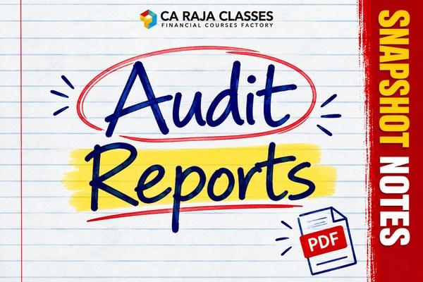 Snapshot Notes on Understanding Audit Reports cover