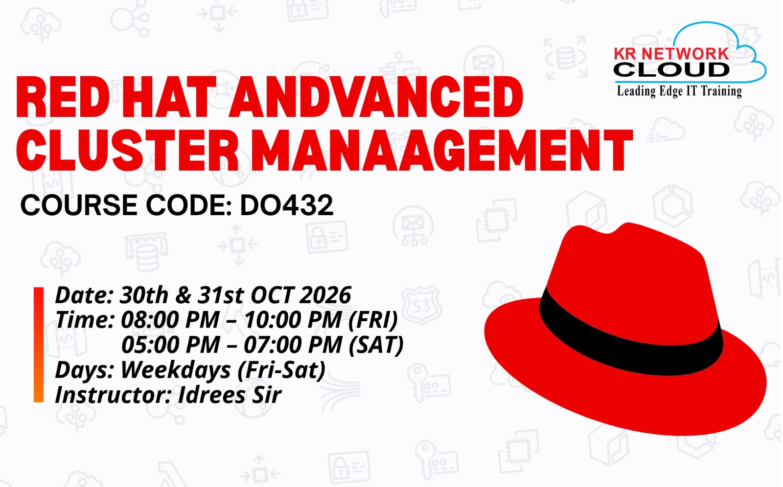 RHACM(DO-432)-Training-30-10-2026-08:00PM-to-10:00PM cover