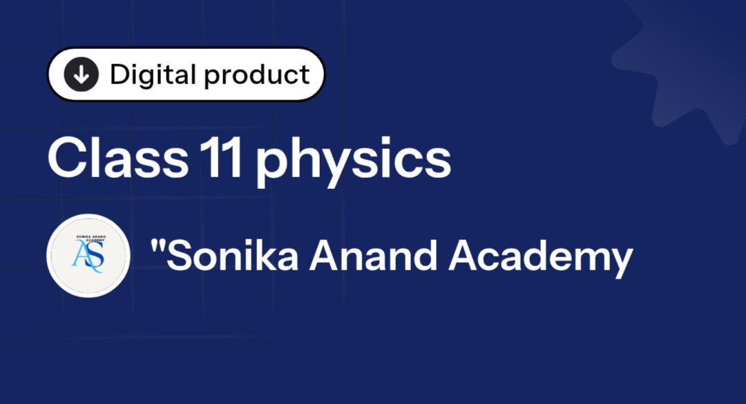 Foundation Course for Class 11