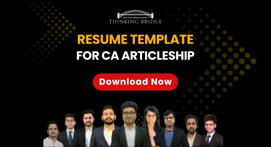 Resume Template for Articleship