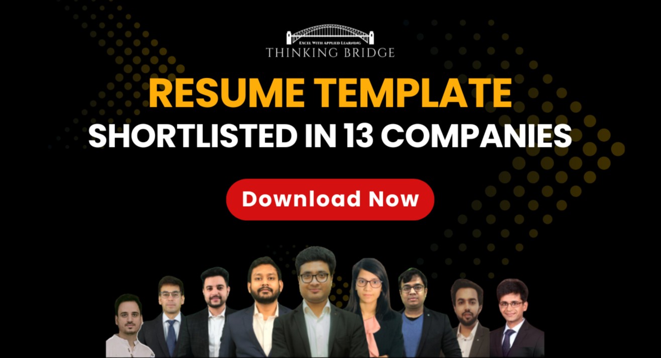 TB Learner Resume Template- Shortlisted in 13 Companies