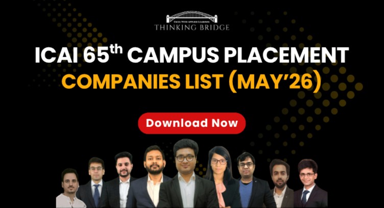 List of 100+ Companies Coming to ICAI Campus (May 26)