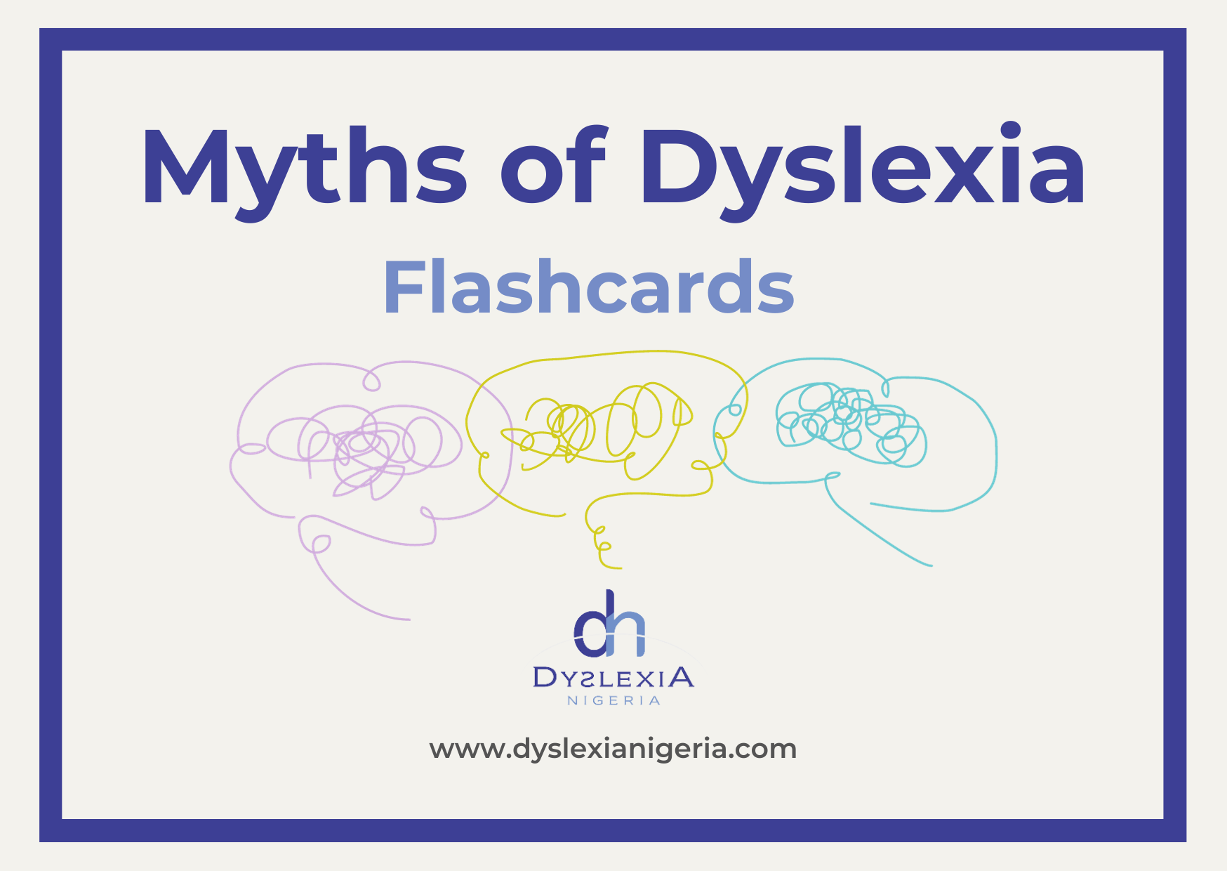 Myths of Dyslexia Flash Cards by Dyslexia Nigeria