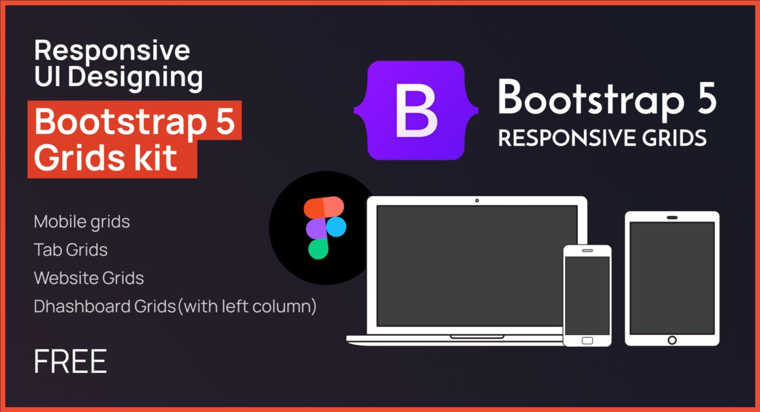 Bootstrap 5 grids all devices figma kit v2