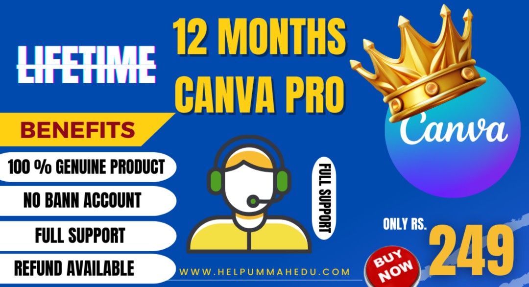 CANVA PRO SUBSCRIPTION 12 MONTHS