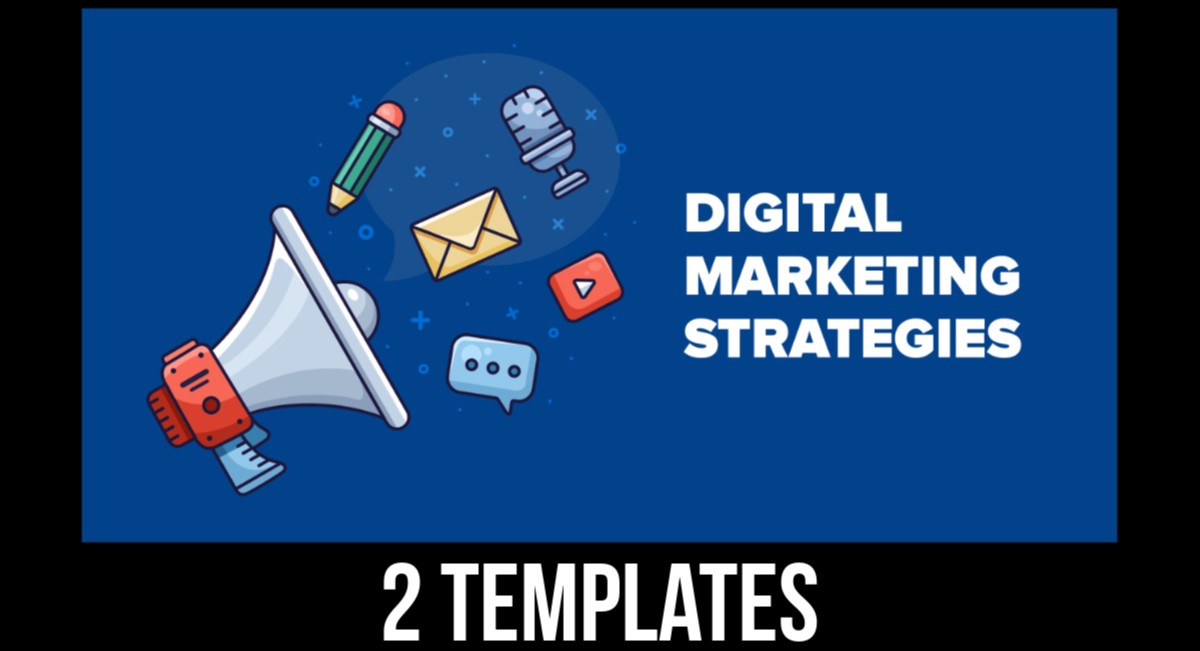 Real Digital marketing Strategy template (2 in 1)