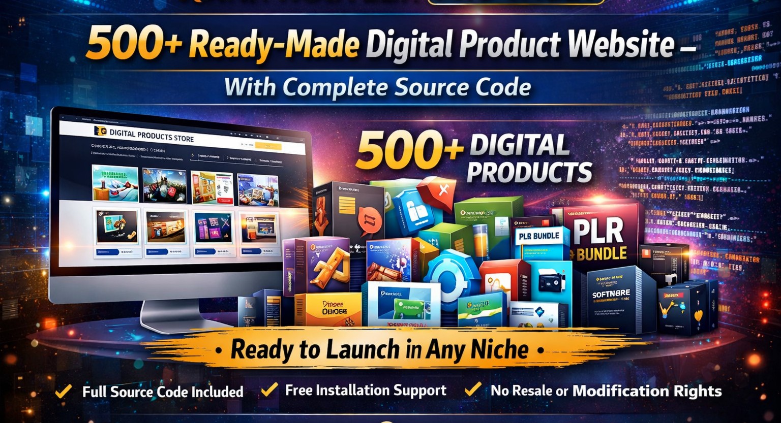 500+ Digital Product Website with Source Code