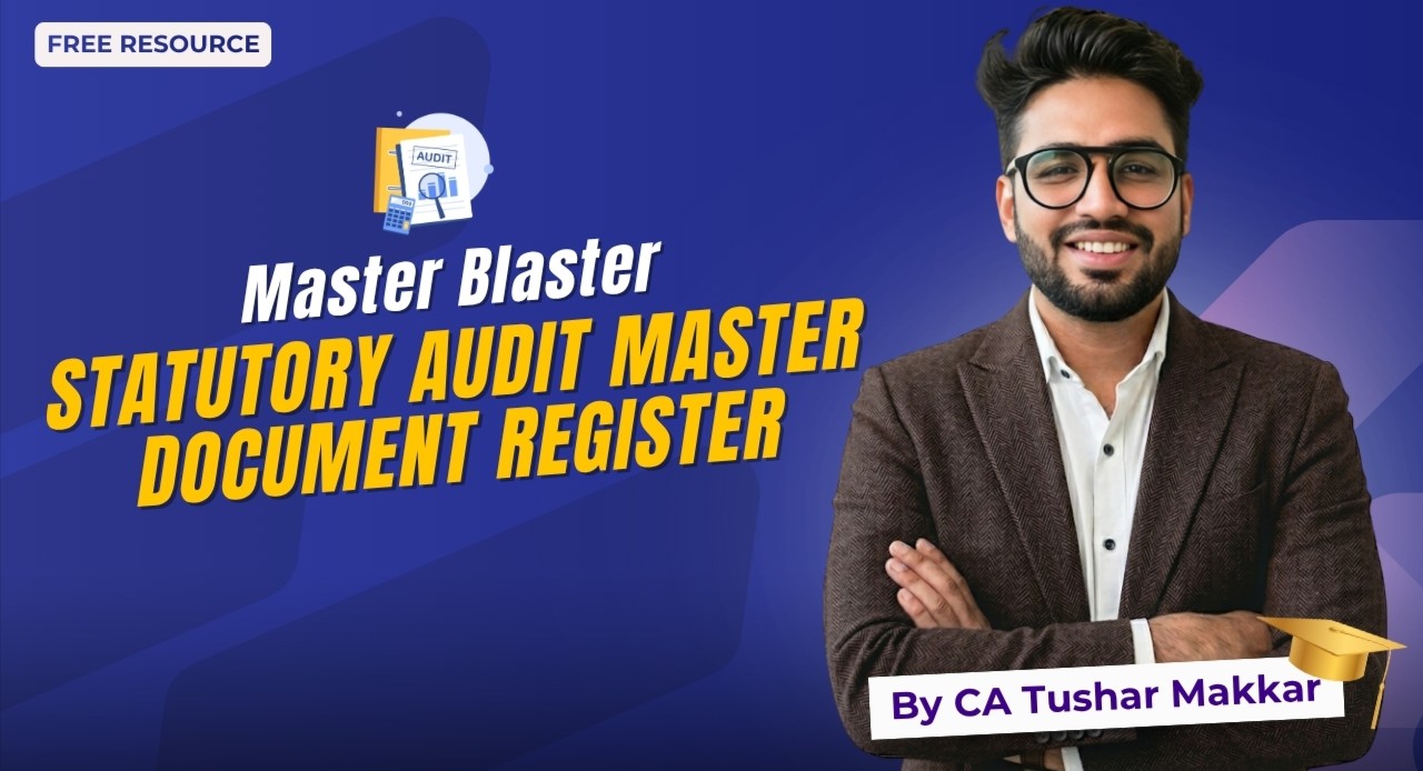 Statutory Audit Master Document Register