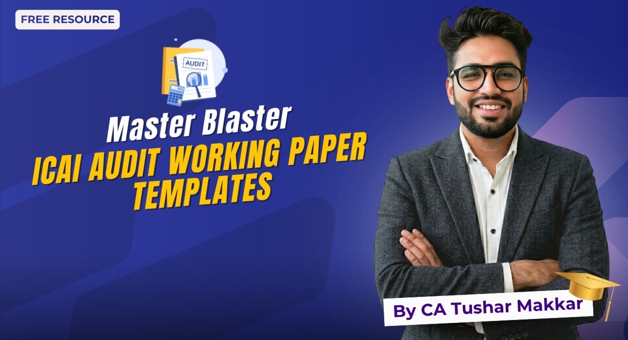 ICAI Audit Working Paper Templates