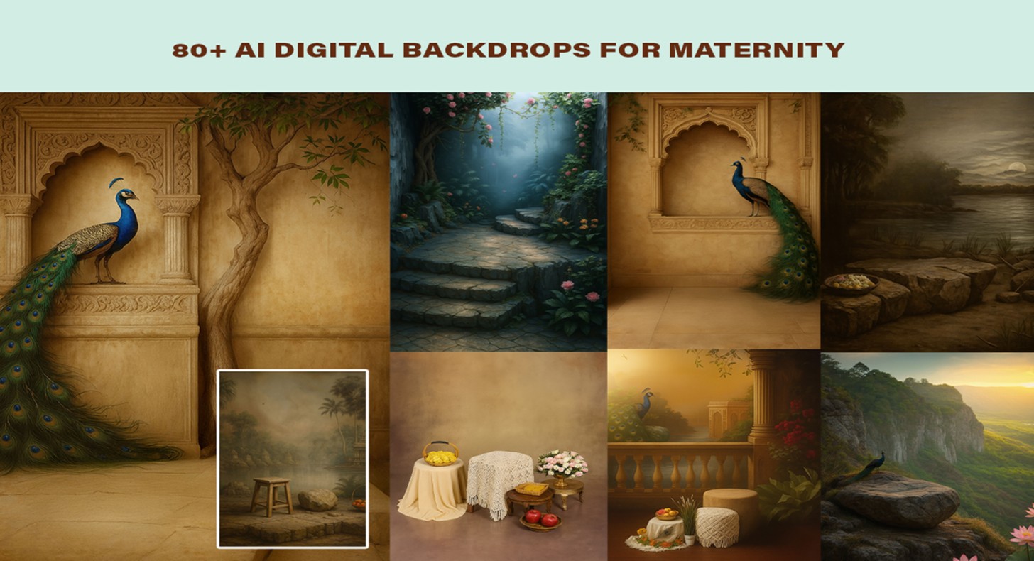 80+ AI DIGITAL BACKDROPS FOR MATERNITY