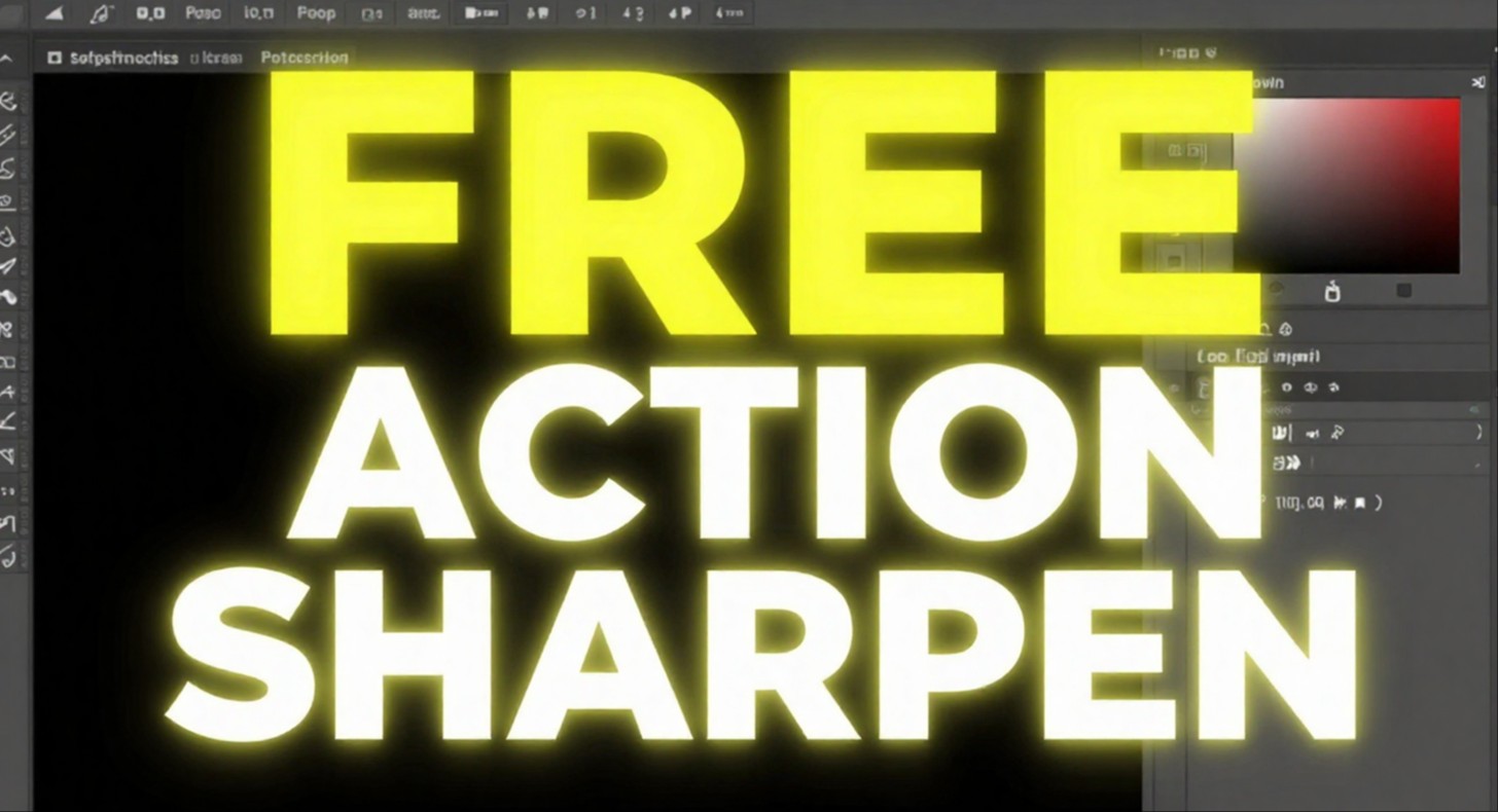 Free Download Sharpen Action For Photoshop
