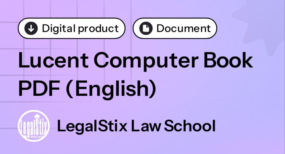 Lucent Computer Lucent Computer Book PDF (English)