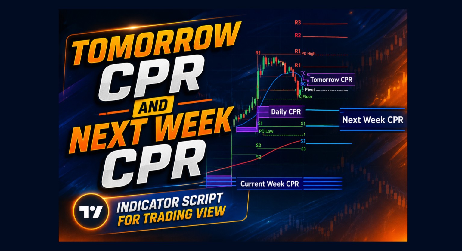 Tomorrow's CPR and Next Week's CPR Indicator Script