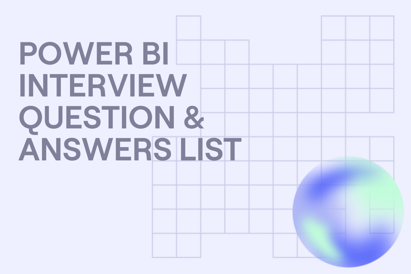 POWER BI INTERVIEW QUESTION ANSWERS LIST Power bi interview question answers list