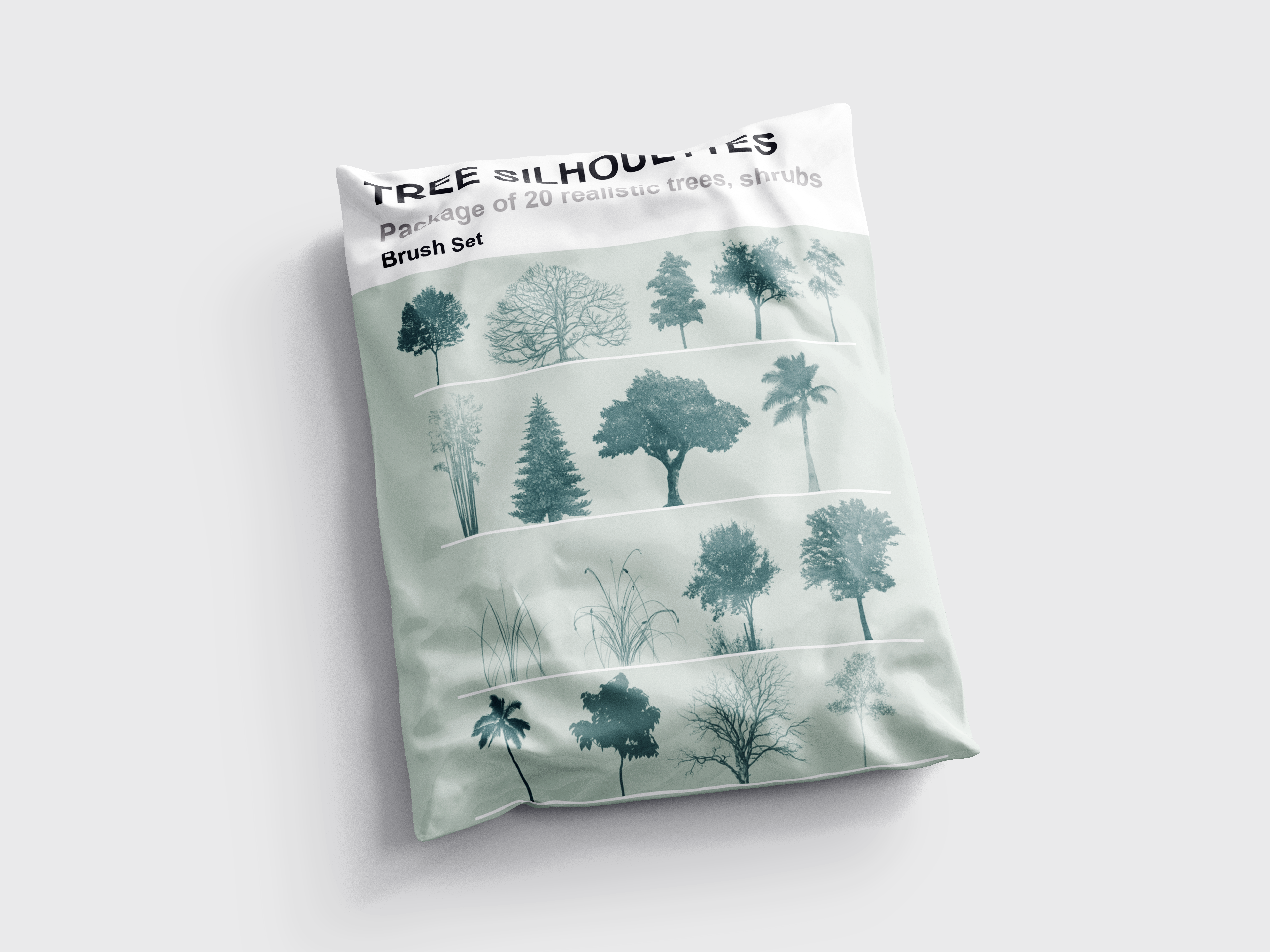 Realistic Tree Photoshop Brush set