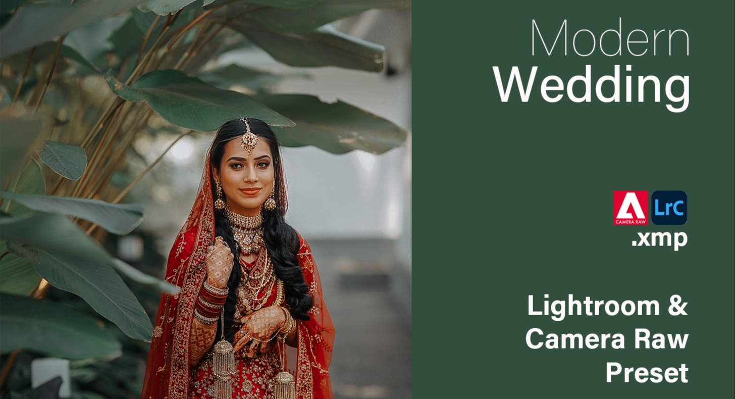 Modern Wedding Lightroom Preset