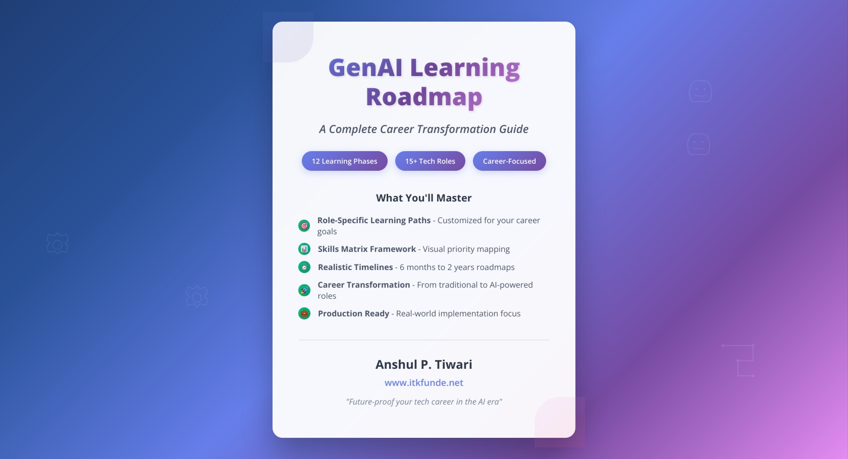 Generative AI Career And Learning Roadmap For Beginners