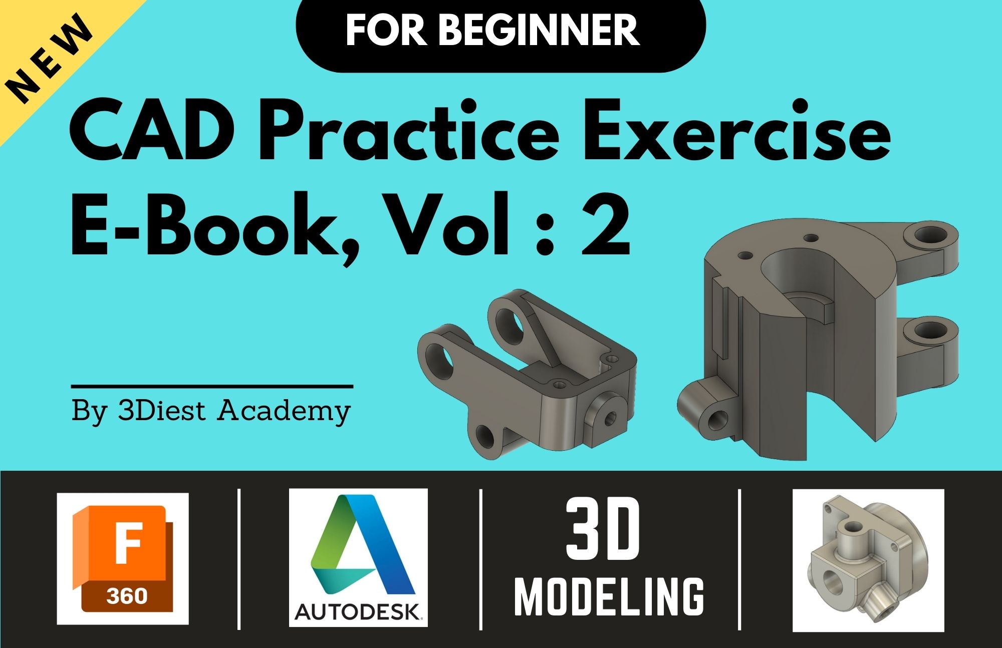 CAD Practice Exercise E-Book | Vol : 2