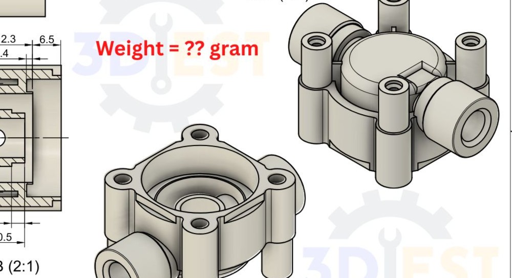 CAD Exercise : Electric solenoid Valve switch part