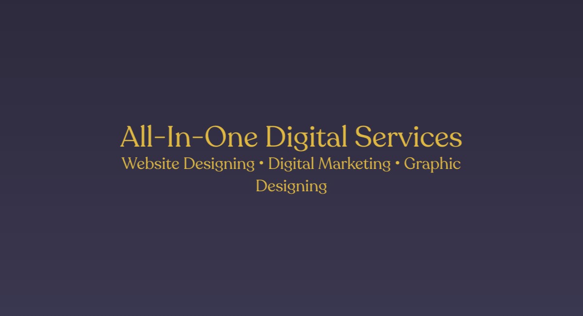 All-in-One Digital Services