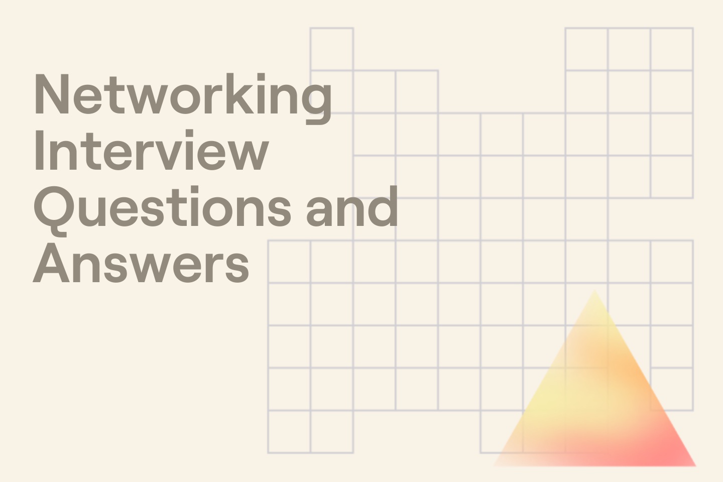 Networking Interview Objective Questions at Charlotte Smartt blog