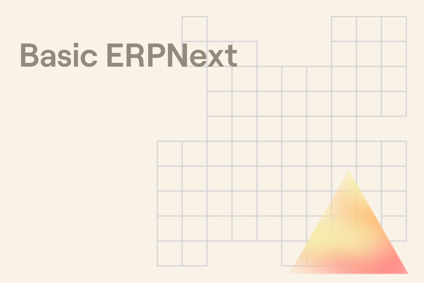 Basic ERPNext