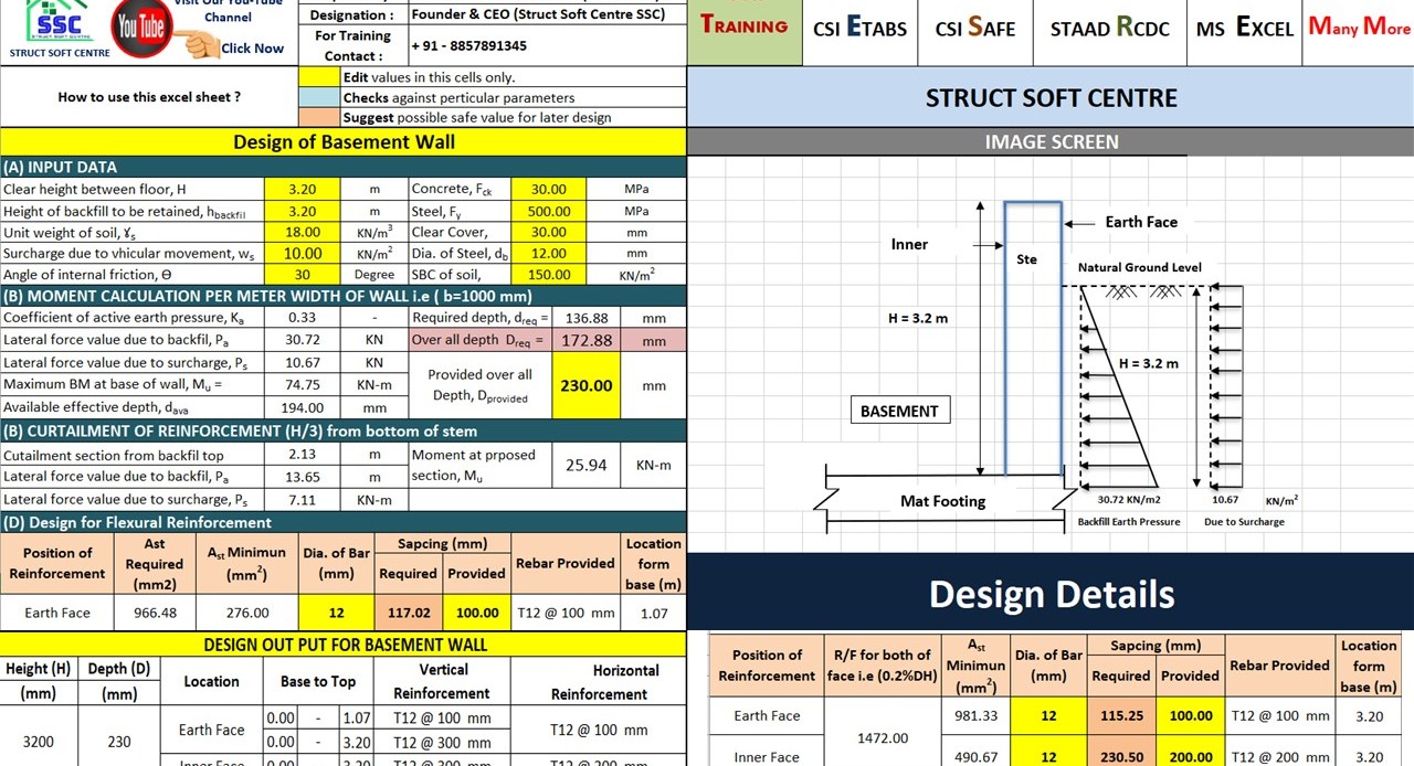 Basement Wall Design (SSCEST017)
