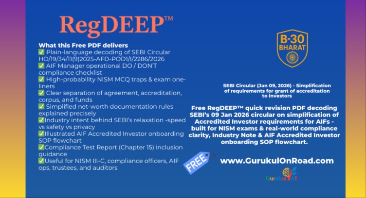 SEBI AIF Accreditation Simplified Industry SOP & Exam