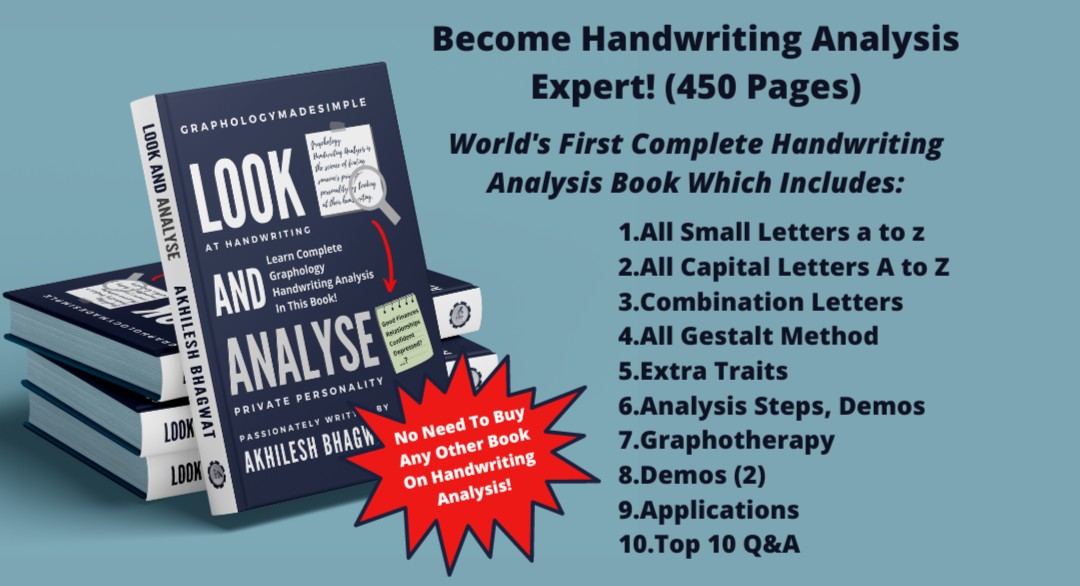 Learn Full Graphology Handwriting Analysis In One Book!