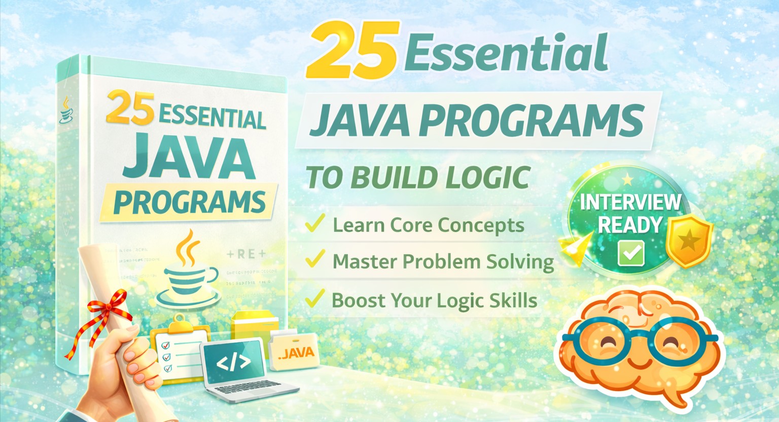 25 Essential Java Programs to Build Logic