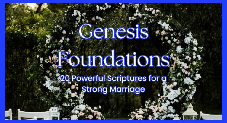 Genesis Foundations 20 Scriptures for a Strong Marriage