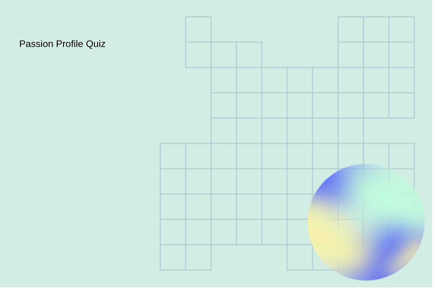 Passion Profile Quiz