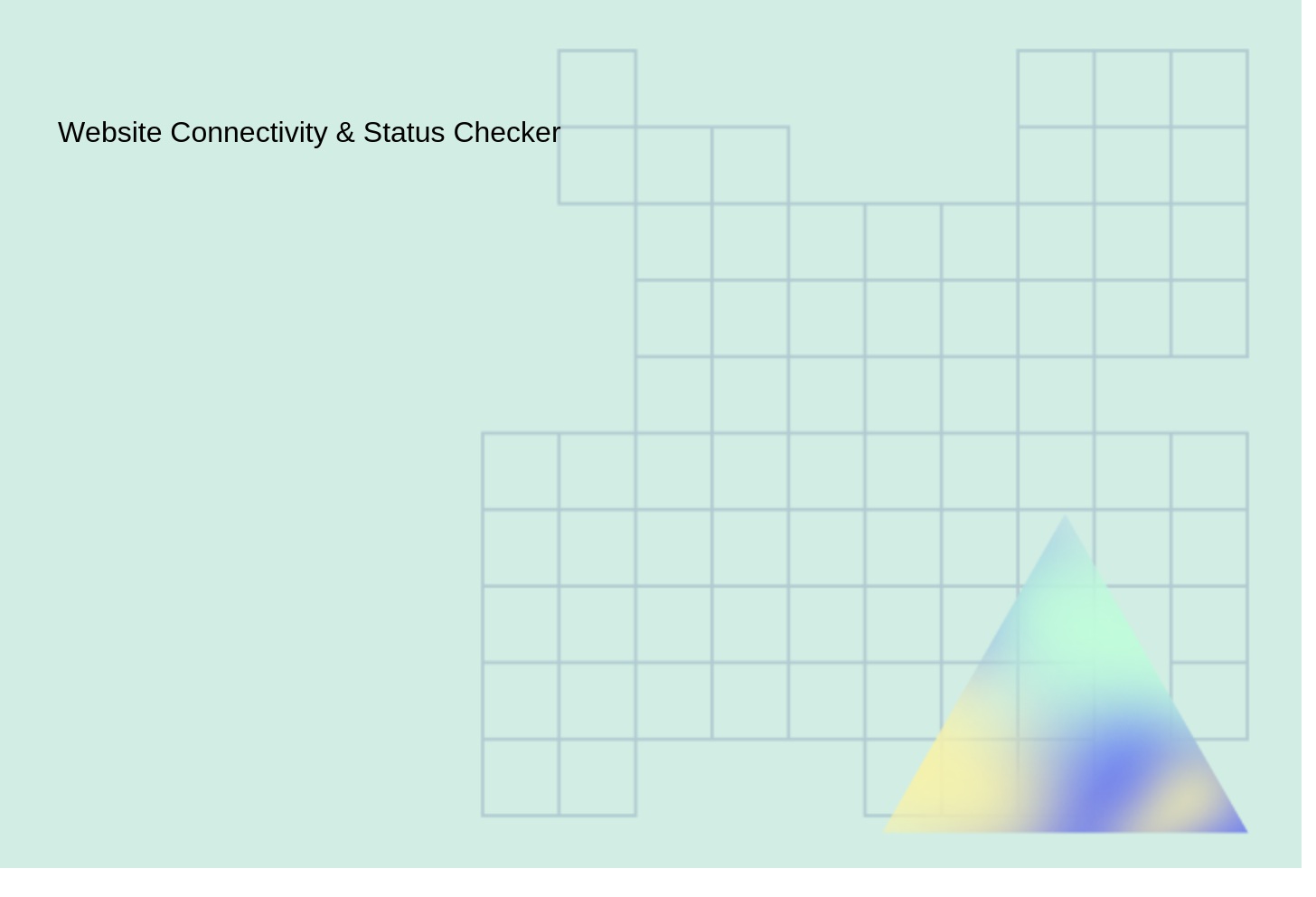 Website Connectivity & Status Checker