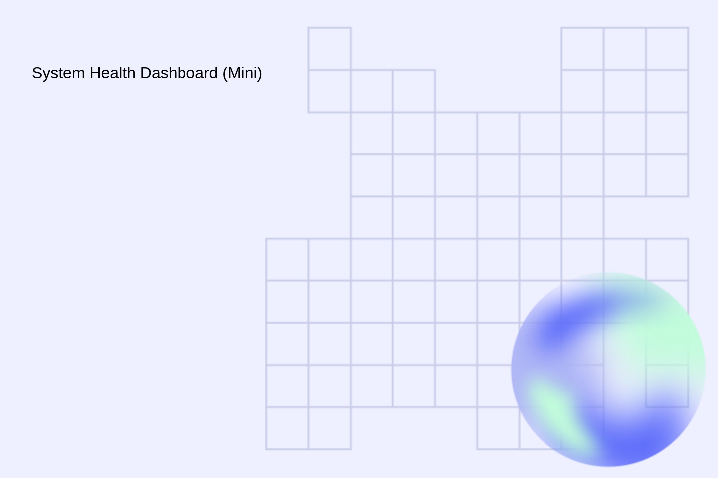 System Health Dashboard (Mini)