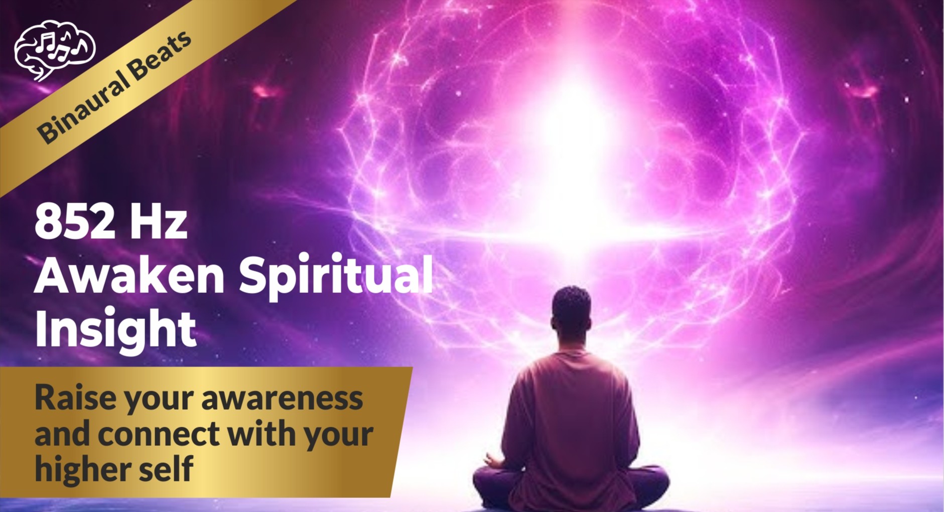 852Hz Solfeggio Binaural Beats (Use head phone only)