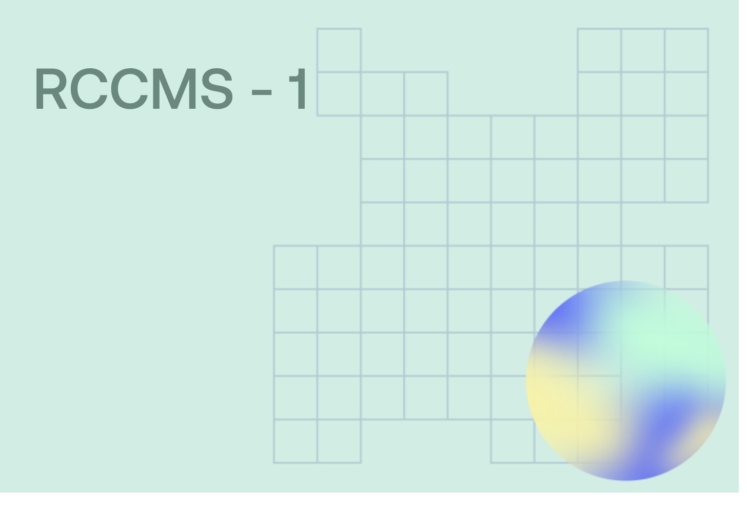 RCCMS - 1