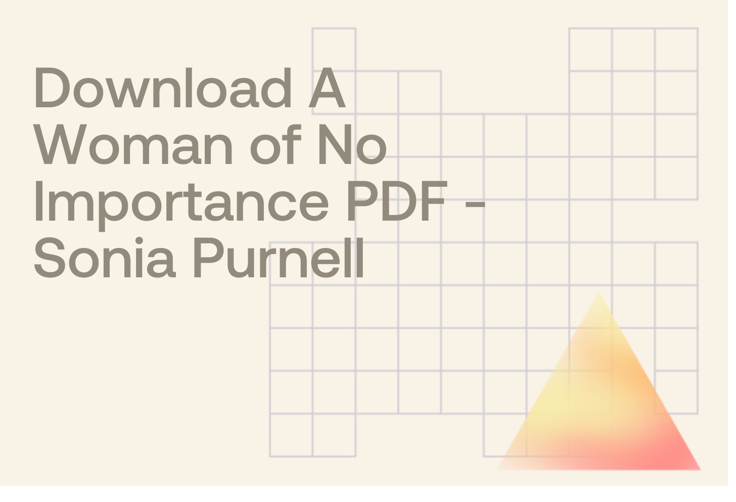 Download A Woman of No Importance PDF - Sonia Purnell